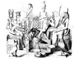 A group of Egyptian gods